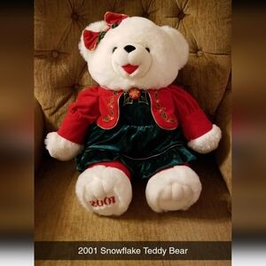 2001 Snowflake Teddy Bear